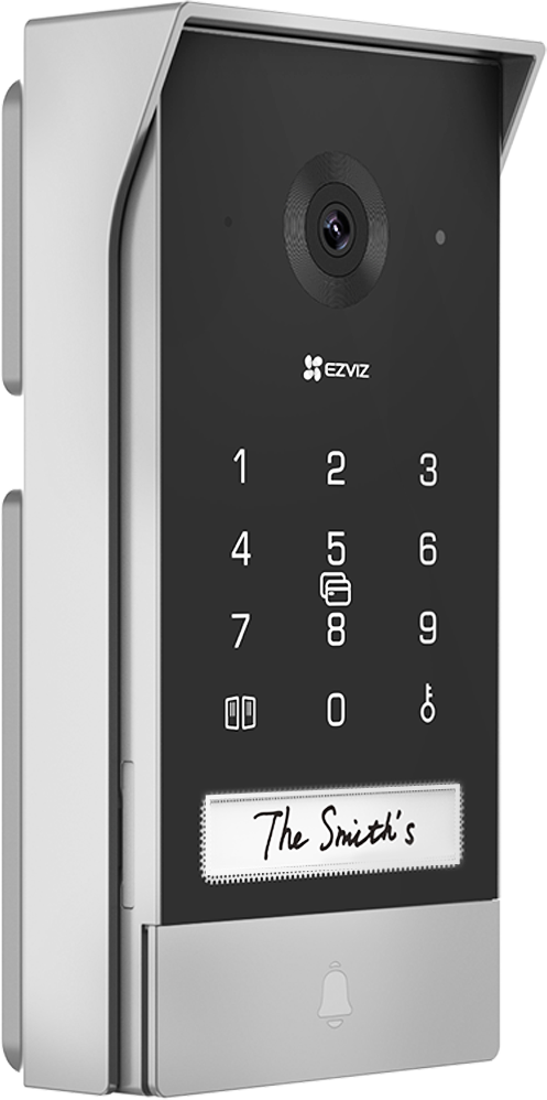 EZVIZ EP7 Smart Home Video Doorphone | Solar-Powered, 2K Video, Wi-Fi Connectivity | Easy Remote Unlock &amp; 7” Touchscreen