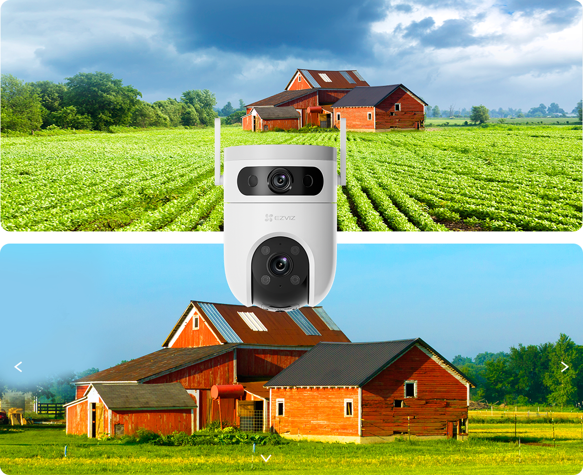 EZVIZ H9c Dual 2K Dual-Lens Pan & Tilt Wi-Fi Camera – Smart All-Round Home Security with AI Detection – Dual‑Lens 360° (Buy 1x H9C 5MP  GET 1x H1C FREE)