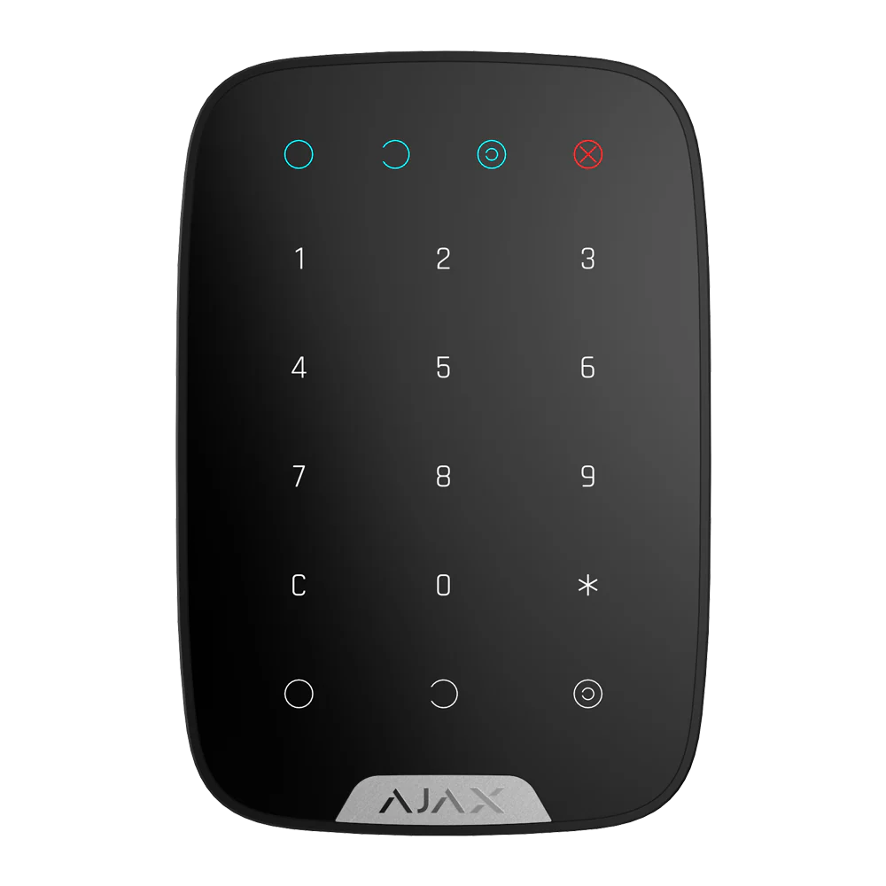 AJAX#30643 – Ajax KeyPad Jeweller Wireless Touch Keypad for Ajax Alarm Systems (Black) - CCTV Importers
