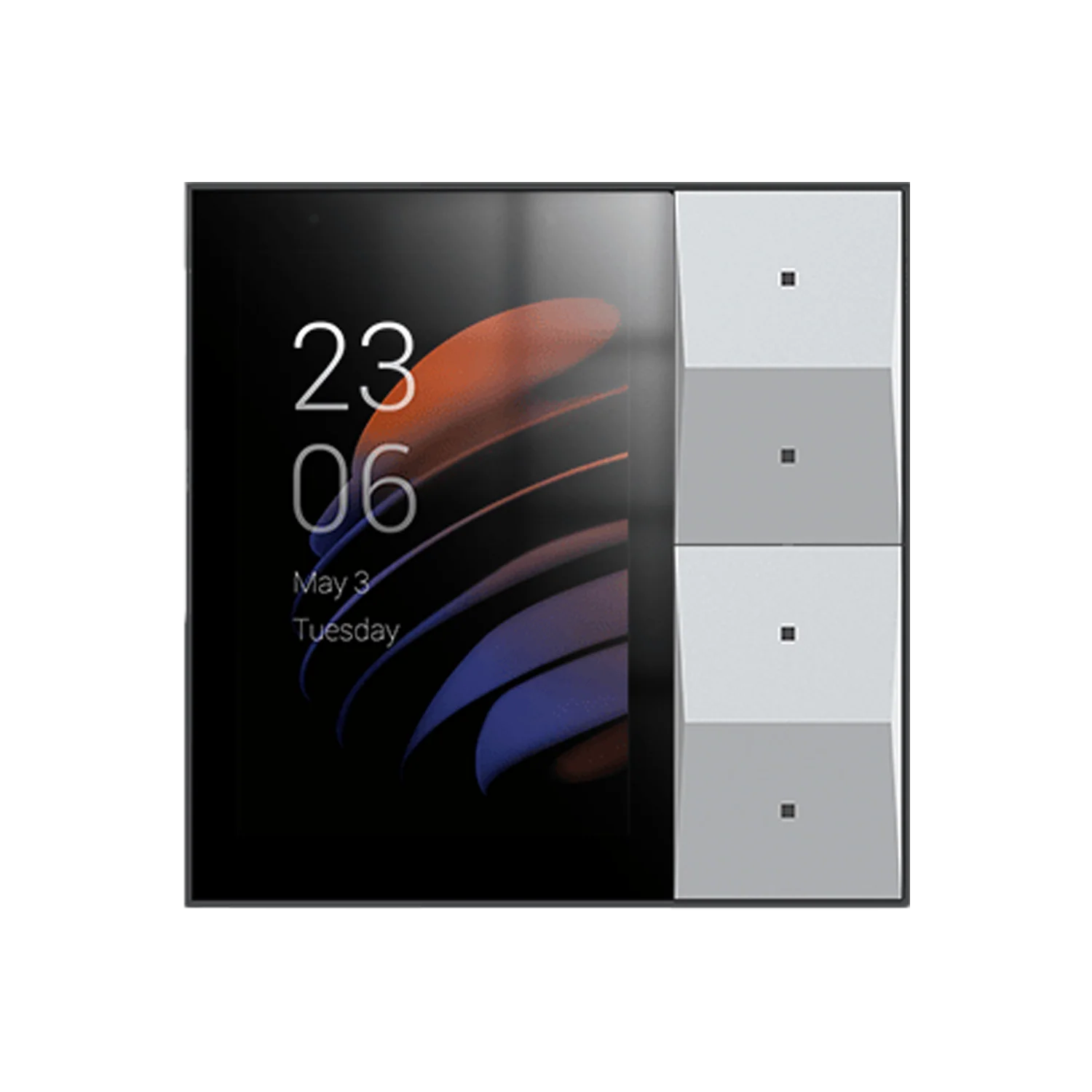 Akubela HyPanel Lite KS41-PoE – 3.27" Smart Touchscreen Automation Control Panel with PoE, Wi-Fi 6, BLE 4.2 & ZigBee 3.0