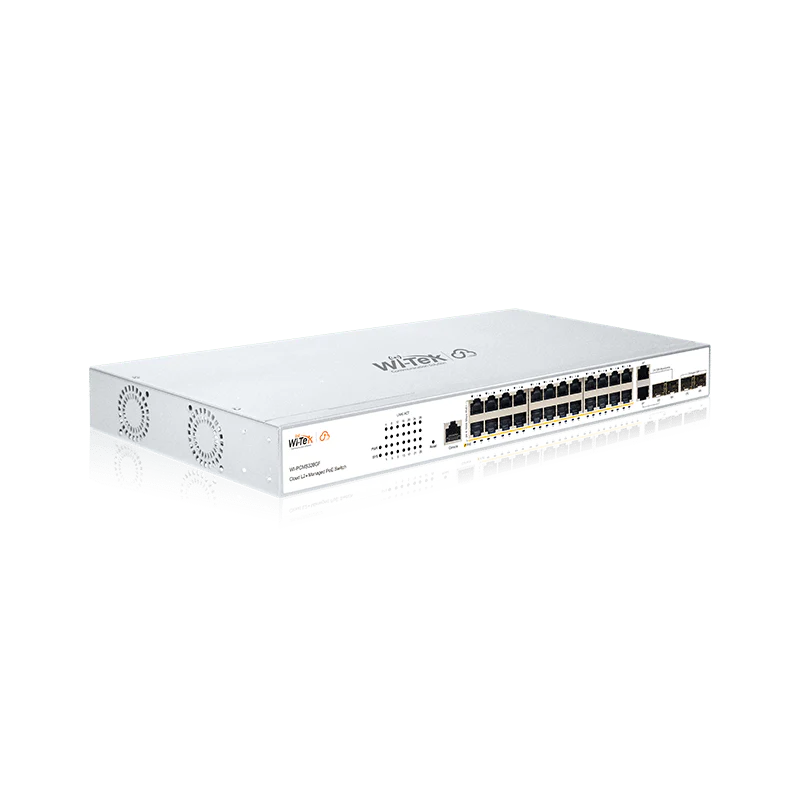 Wi-Tek WI-PCMS328GF V2 Giga Cloud Managed 24-Port PoE Switch