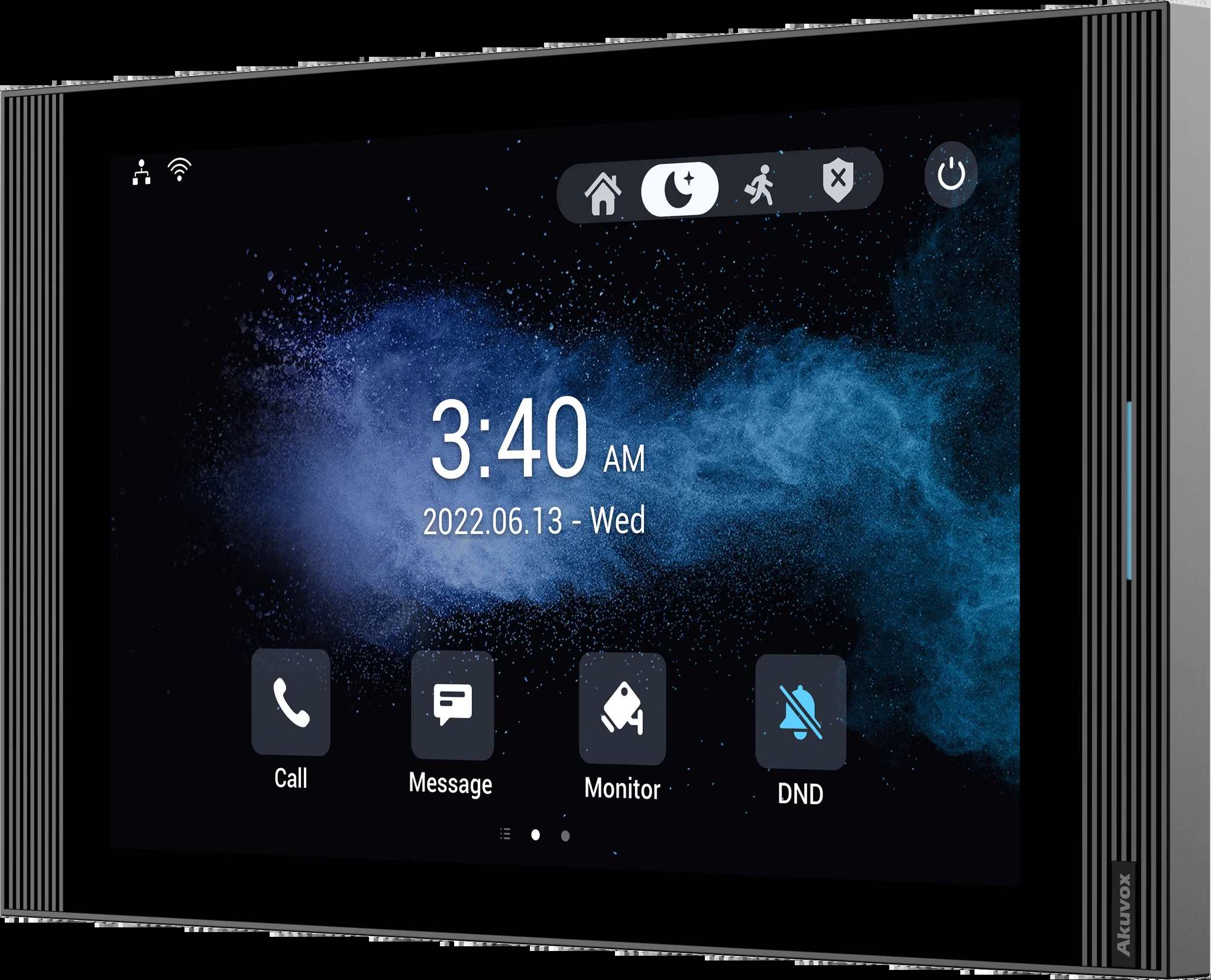 Akuvox S567 10-Inch Touchscreen Android Intercom Monitor, Wi-Fi / Wired