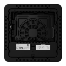 Ajax 8-channel HDMI NVR network video recorder without HDD, shown in black and white, with ports and LED indicators visible.