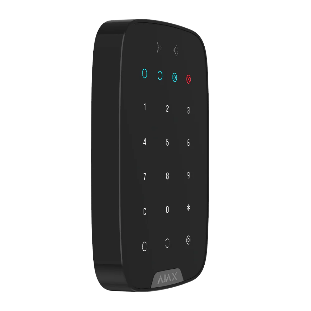 AJAX#30643 – Ajax KeyPad Jeweller Wireless Touch Keypad for Ajax Alarm Systems (Black) - CCTV Importers