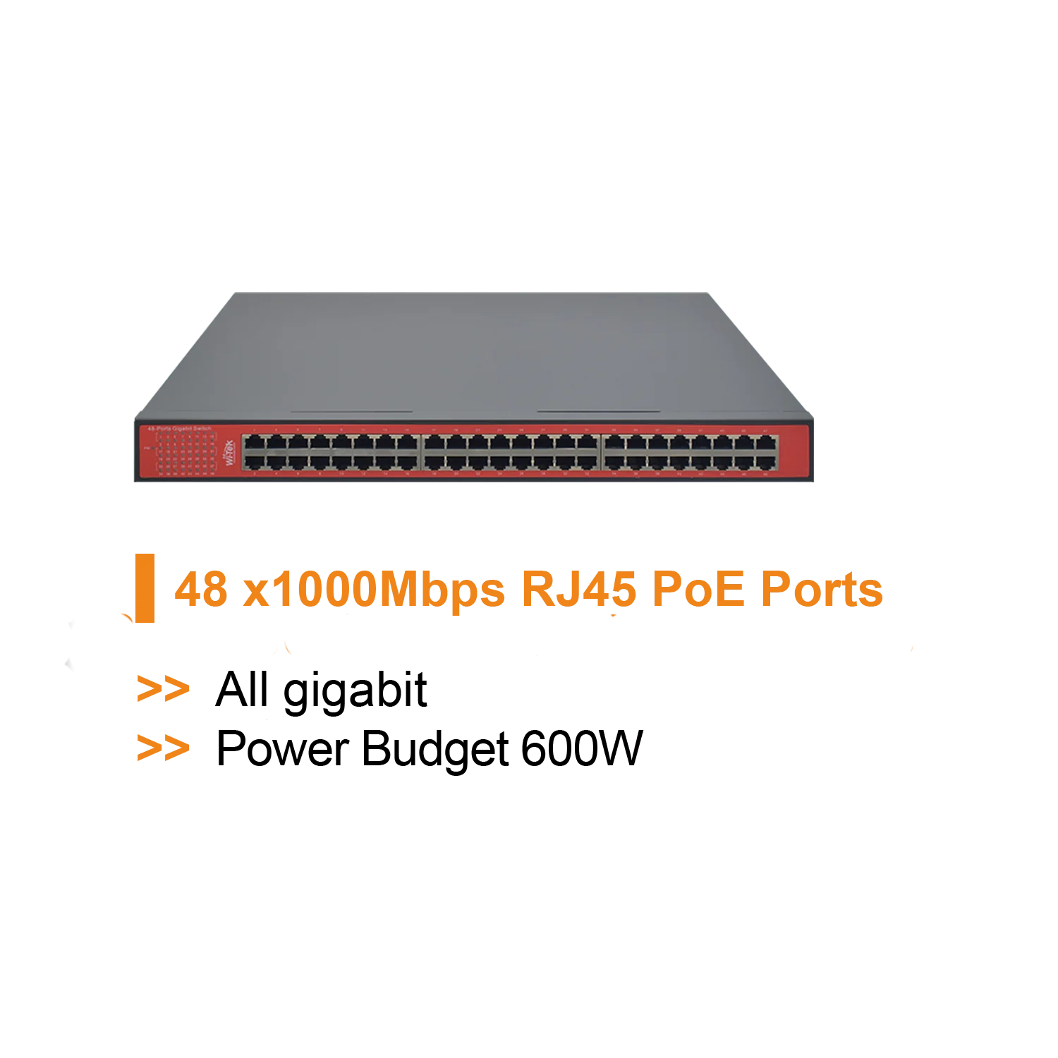 Wi-Tek WI-PS348G Giga 48-Port PoE Switch