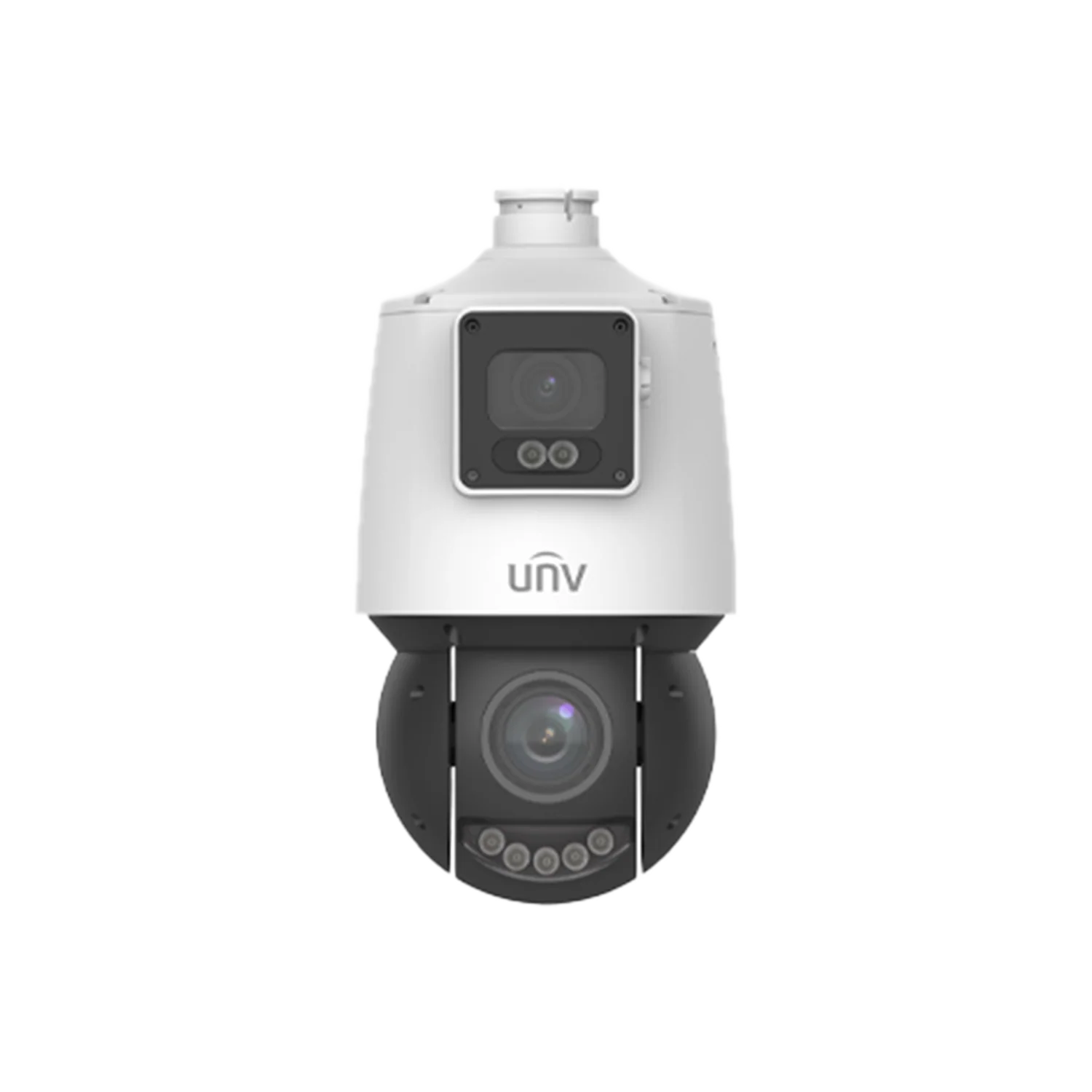 Uniview IPC94144SFW-X25-F40C 4MP + 4MP LightHunter Dual-lens Network PTZ Camera, 4.8-120mm, SD Card, WDR, IR100m, IP66, POE Prime Series