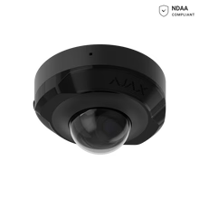 AJAX#76024 Ajax 8MP 4mm Mini Dome IP Security Camera – White / Black
