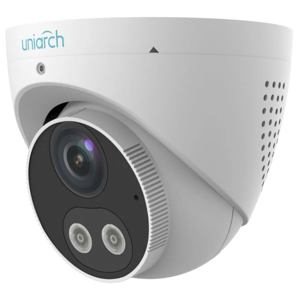 Uniarch IPC-T1P8-AF28KC AiOC (all in 1) 8MP HD Intelligent Light and Audible Warning Fixed Eyeball Network Camera