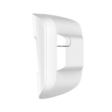 Ajax CombiProtect wireless motion and glass break detector in white and black, PIR and acoustic security sensor for alarm systems.