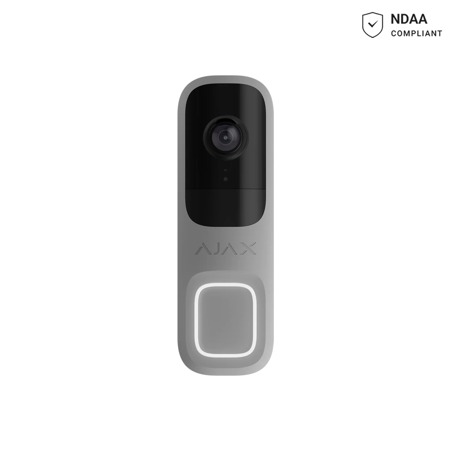 AJAX#116897 Ajax DoorBell Smart Video Doorbell with AI Detection – White / Grey / Graphite / Black
