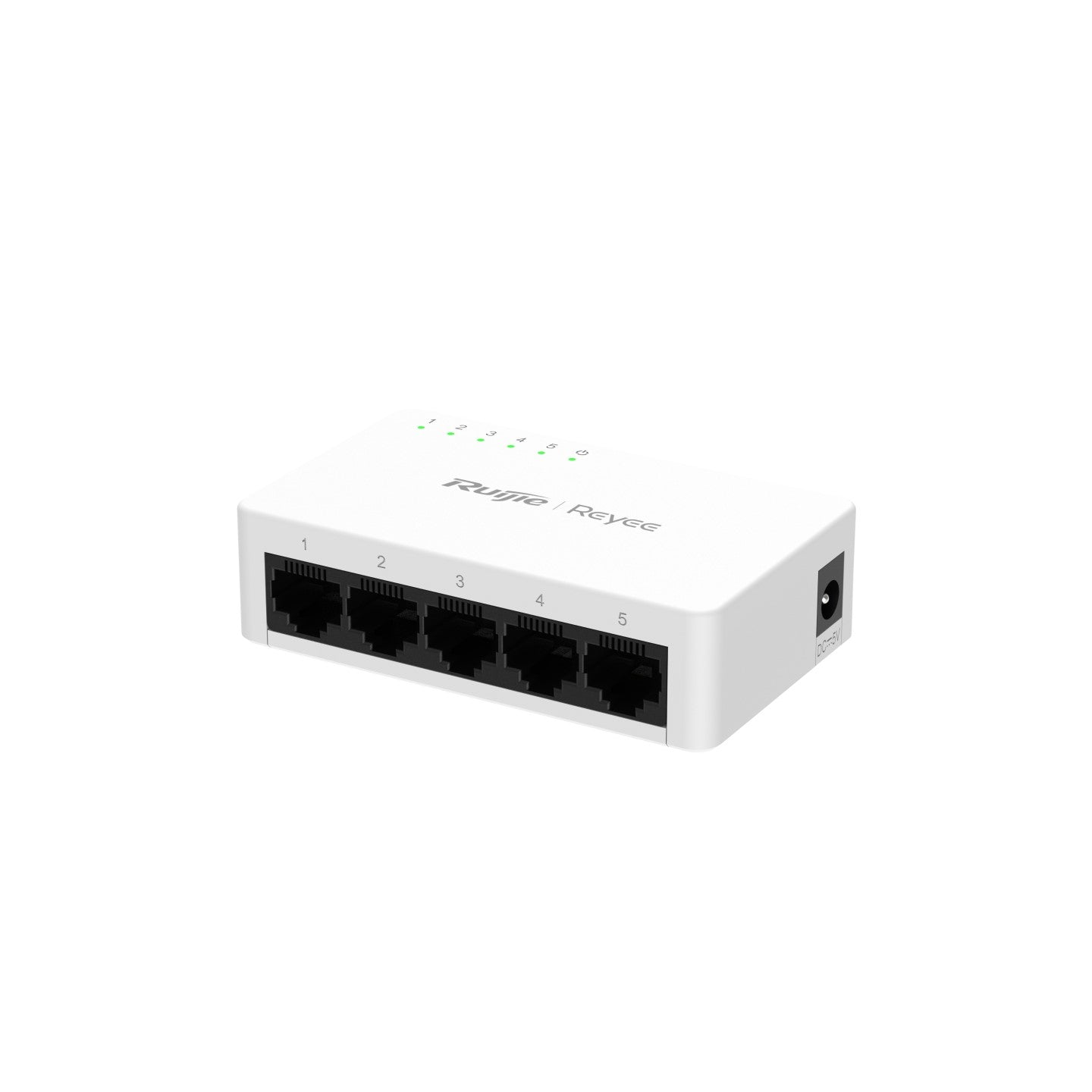RG-ES05G-L 5-Port 10/100/1000 Mbps Unmanaged Non-PoE Switch – Gigabit, Fanless, Home & Small Office Networking