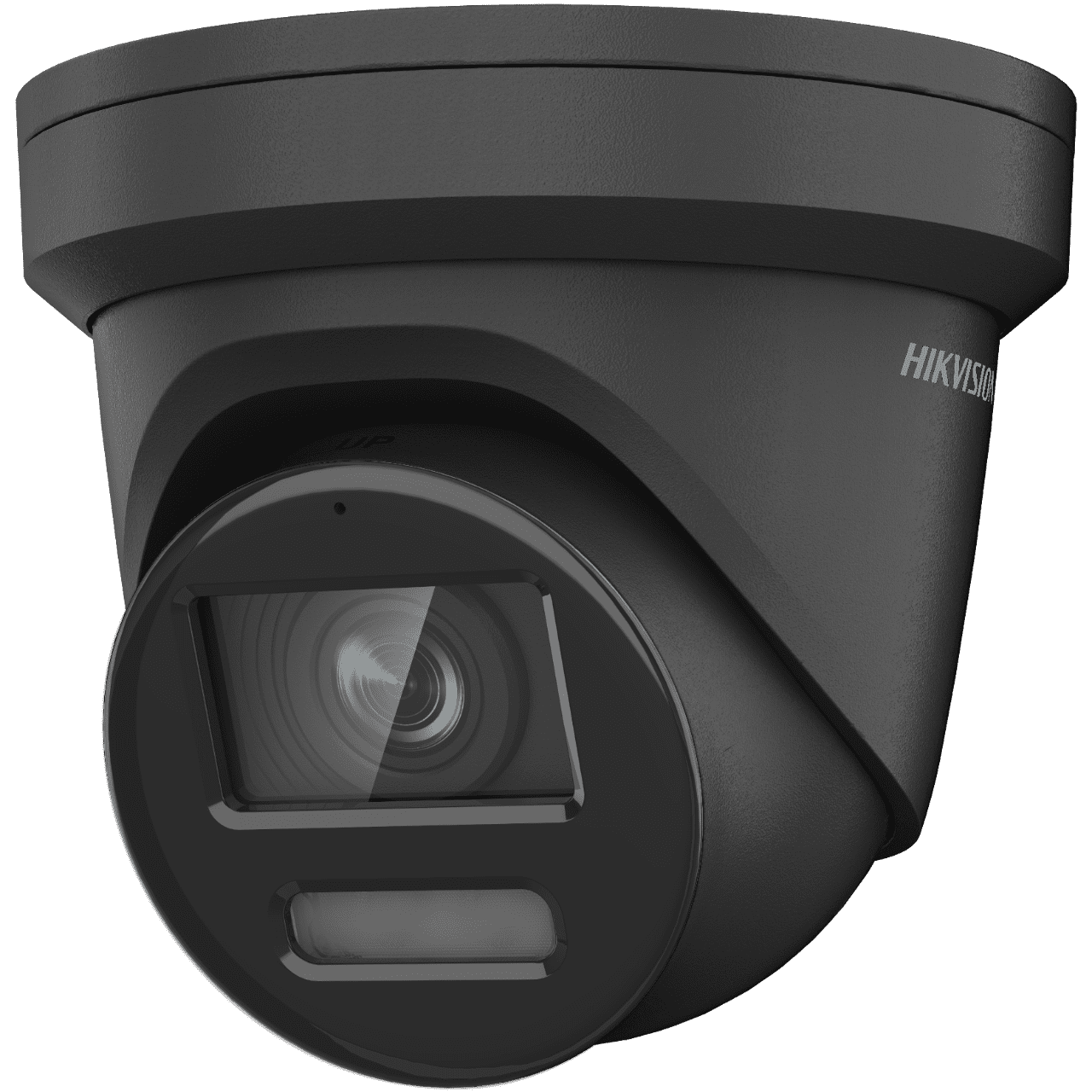 Hikvision DS-2CD2347G2-LSU/SL-B 4MP ColorVu Black Network Camera with Strobe Light & Audible Warning – 24/7 Color, IP67, AI Human/Vehicle Detection