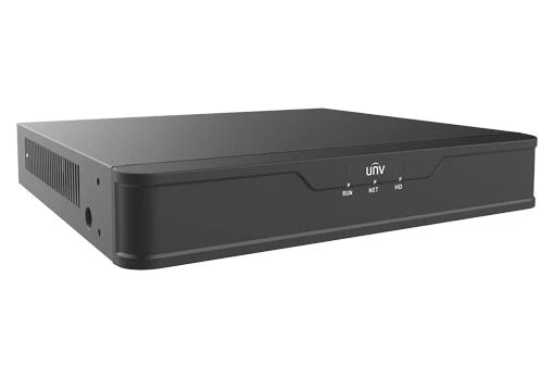 Uniview (NVR501-04B-P4) 4-Channel 16MP NVR with 4 PoE Ports, 4K HDMI, 1 SATA HDD Slot up to 8TB