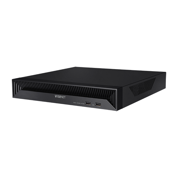 सैमसंग द्वारा हनवा विसनेट CT-QRN-830S Q सीरीज NVR, 8CH, 4K (8MP) PoE स्विच के साथ, 1x HDD शामिल/स्पैन&gt;