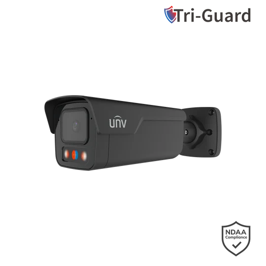 Uniview IPC2B16SS-ADF28KMC-I1 6MP Triguard Smart Bullet Camera with Intelligent Warning Light & Audio – IP67 Outdoor Protection - CCTV Importers