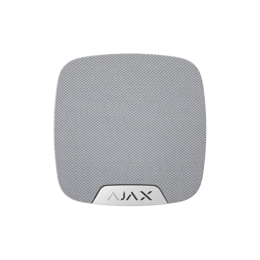 AJAX#30630 Ajax HomeSiren Jeweller Wireless Indoor Security Siren – White | 100 dB Alarm | 2000 m Range - CCTV Importers