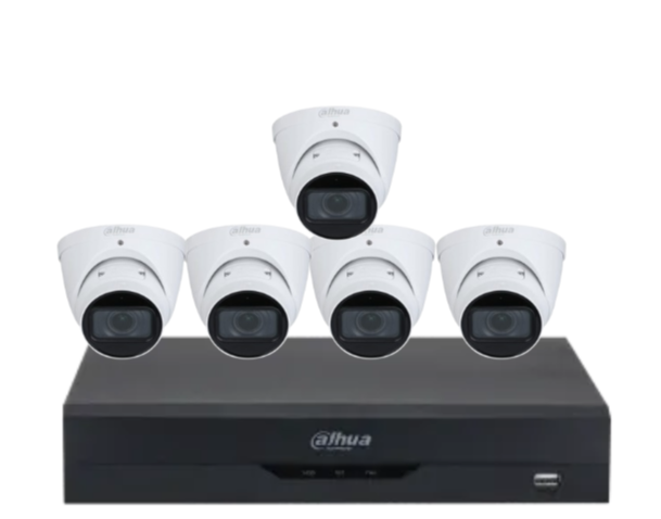 Dahua x8 4MP AI CCTV Kit with 8-Channel WizSense NVR, Vari-Focal Eyeball Cameras & HDD – IPC-HDW3441T-ZAS + DHI-NVR4108HS-8P-AI/ANZ