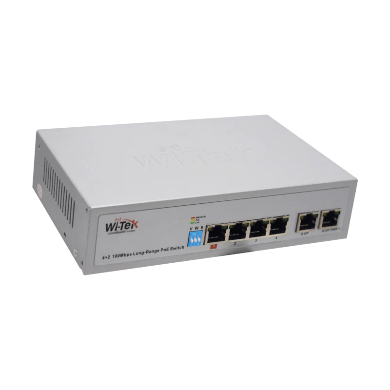 WI-PS205 V3 Wi-Tek Economic 4 Ports PoE Switch