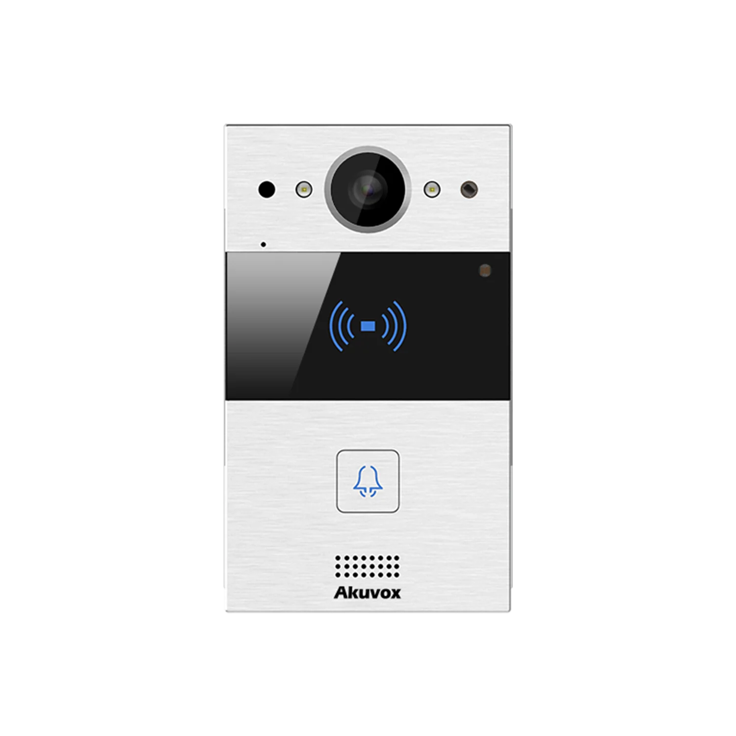 Akuvox R20A-2 2-Wire SIP Video Door Phone | 1-Button Outdoor Station with 2MP Camera, RFID, IP65 – Narrow Space Surface/Flush Mount