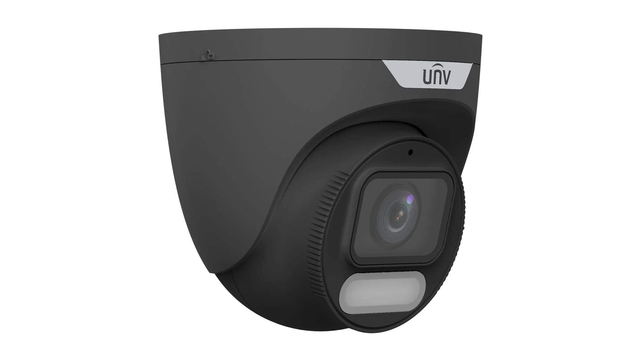 Uniview IPC3628LE-ADF28K-WP / IPC3628LE-ADF40K-WP 8MP ColorHunter OwlView Fixed Eyeball Network Camera with Wise-ISP, Built-in Mic, 30m Warm Light, IP67, PoE – Black