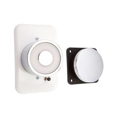LOX 35770M | Heavy Duty 12VDC Wall-Mounted Magnetic Door Holder – Monitored – 50 kg Holding Force – Manufacturer’s Warranty Applied