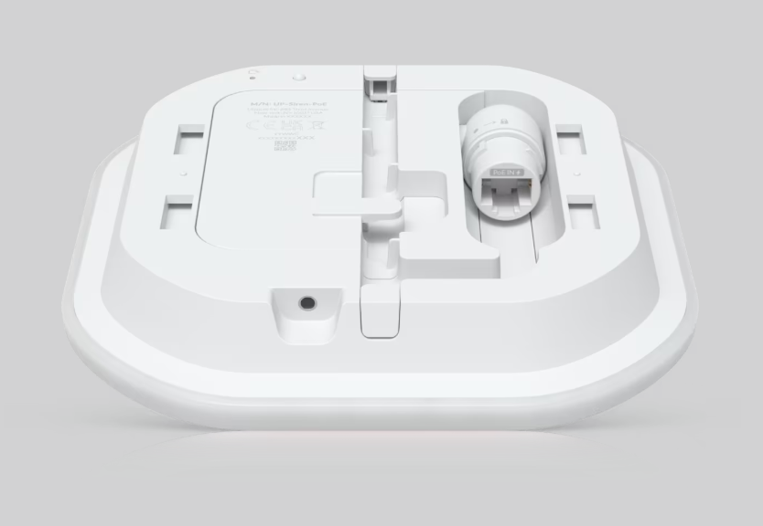UBIQUITI UniFi Protect Siren PoE – 110dB All-Weather PoE Security Siren with Emergency LED Lighting