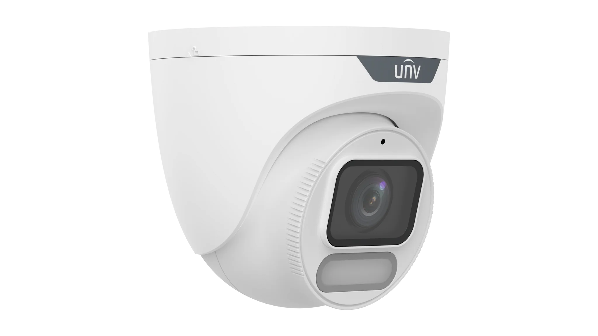 Uniview IPC3636SE-ADF28K-WP-I1 6MP OwlView Plus ColorHunter Turret Network Camera with Wise-ISP & Warm Light (2.8mm Lens)