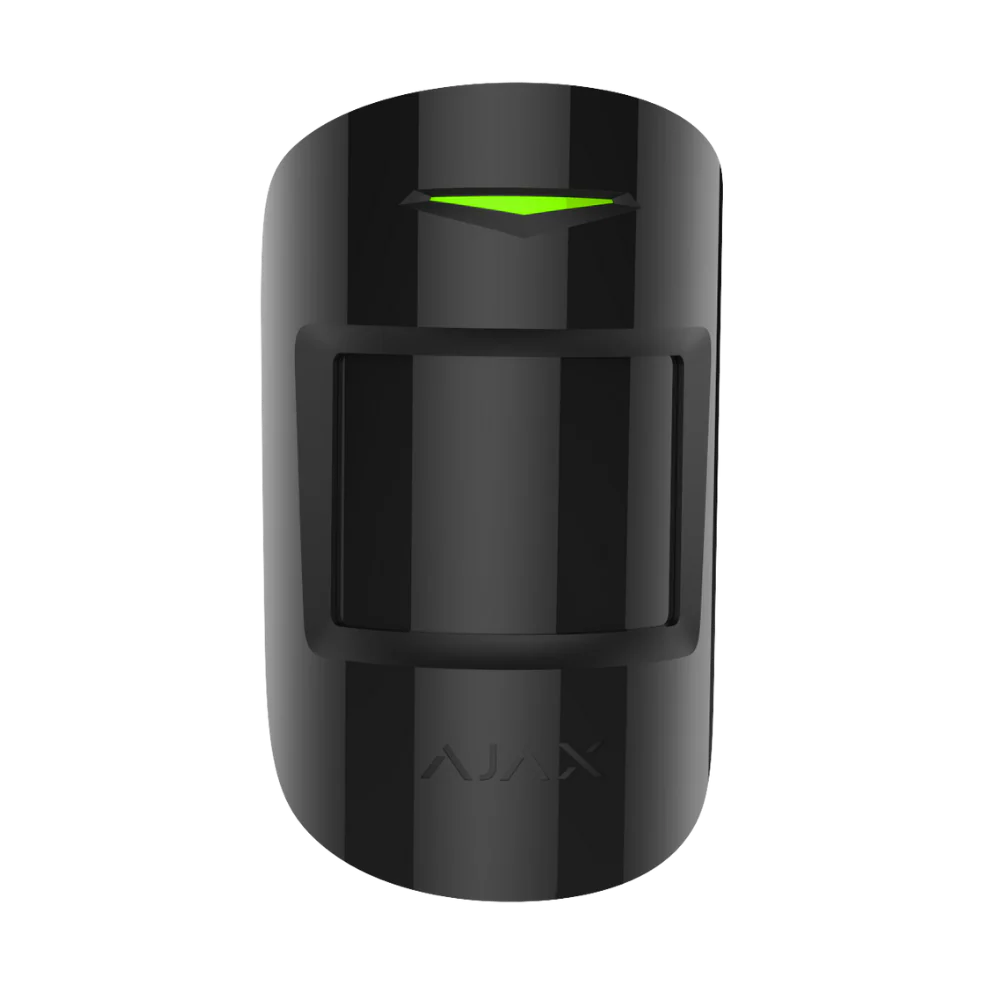 Ajax MotionProtect Plus wireless PIR motion detector in white or black, dual technology indoor alarm sensor by AJAX.