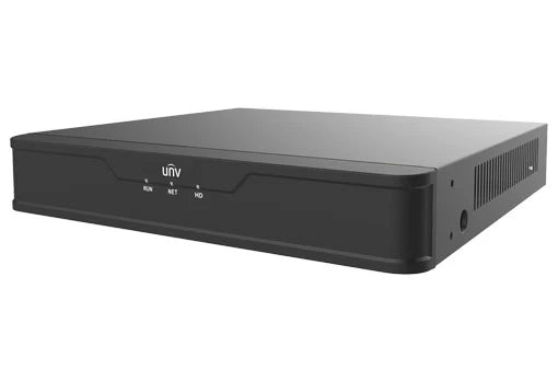 Uniview (NVR501-04B-P4) 4-Channel 16MP NVR with 4 PoE Ports, 4K HDMI, 1 SATA HDD Slot up to 8TB