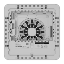 Ajax 16-channel HDMI network video recorder (NVR) in black or white without HDD, designed for surveillance and security systems.