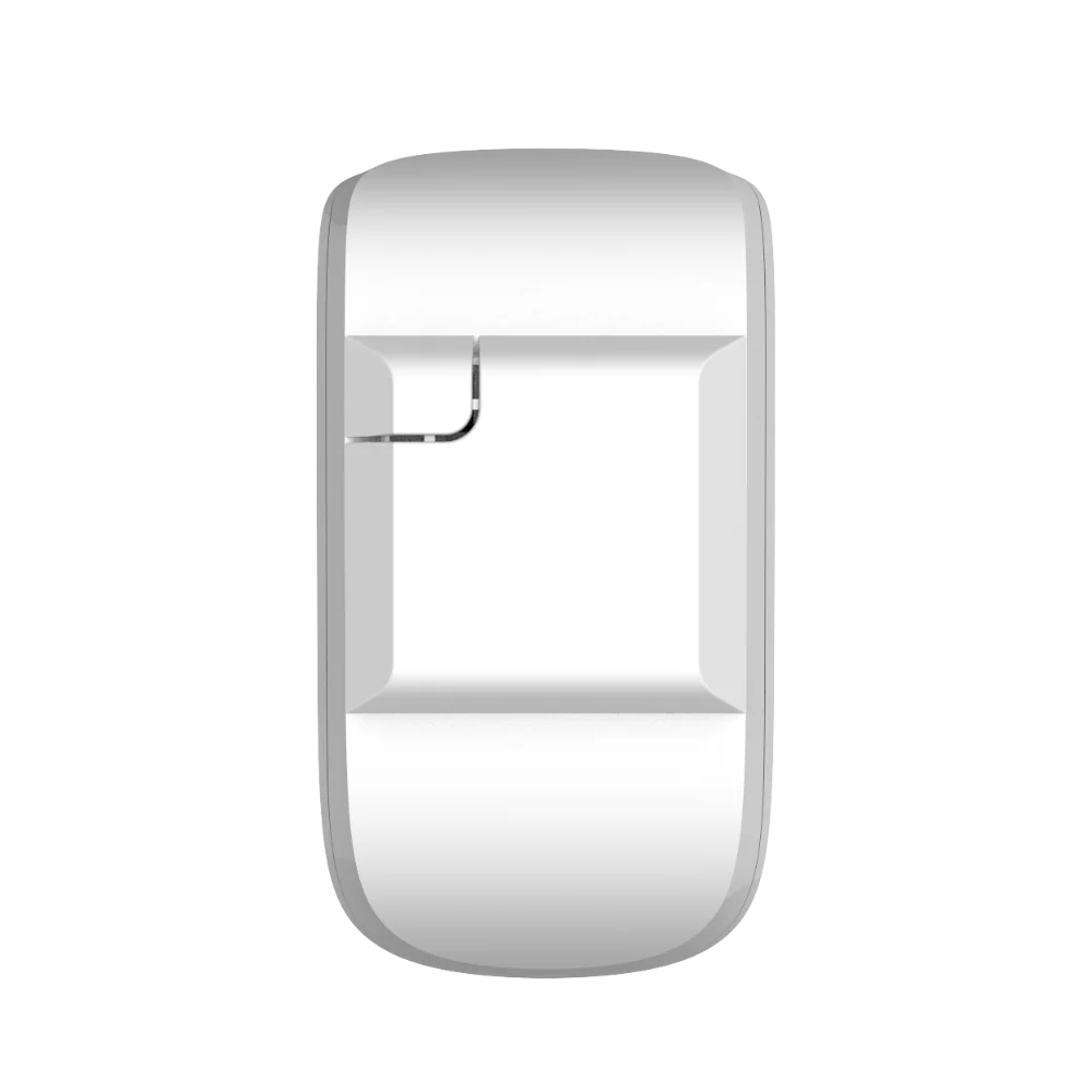 Ajax MotionCam Jeweller wireless PIR motion detector with photo verification, white/black indoor security sensor, alarm parts.