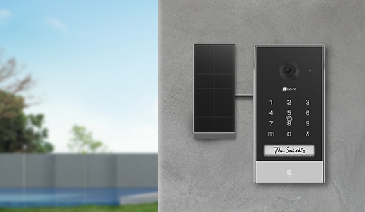 EZVIZ EP7 Smart Home Video Doorphone | Solar-Powered, 2K Video, Wi-Fi Connectivity | Easy Remote Unlock &amp; 7” Touchscreen