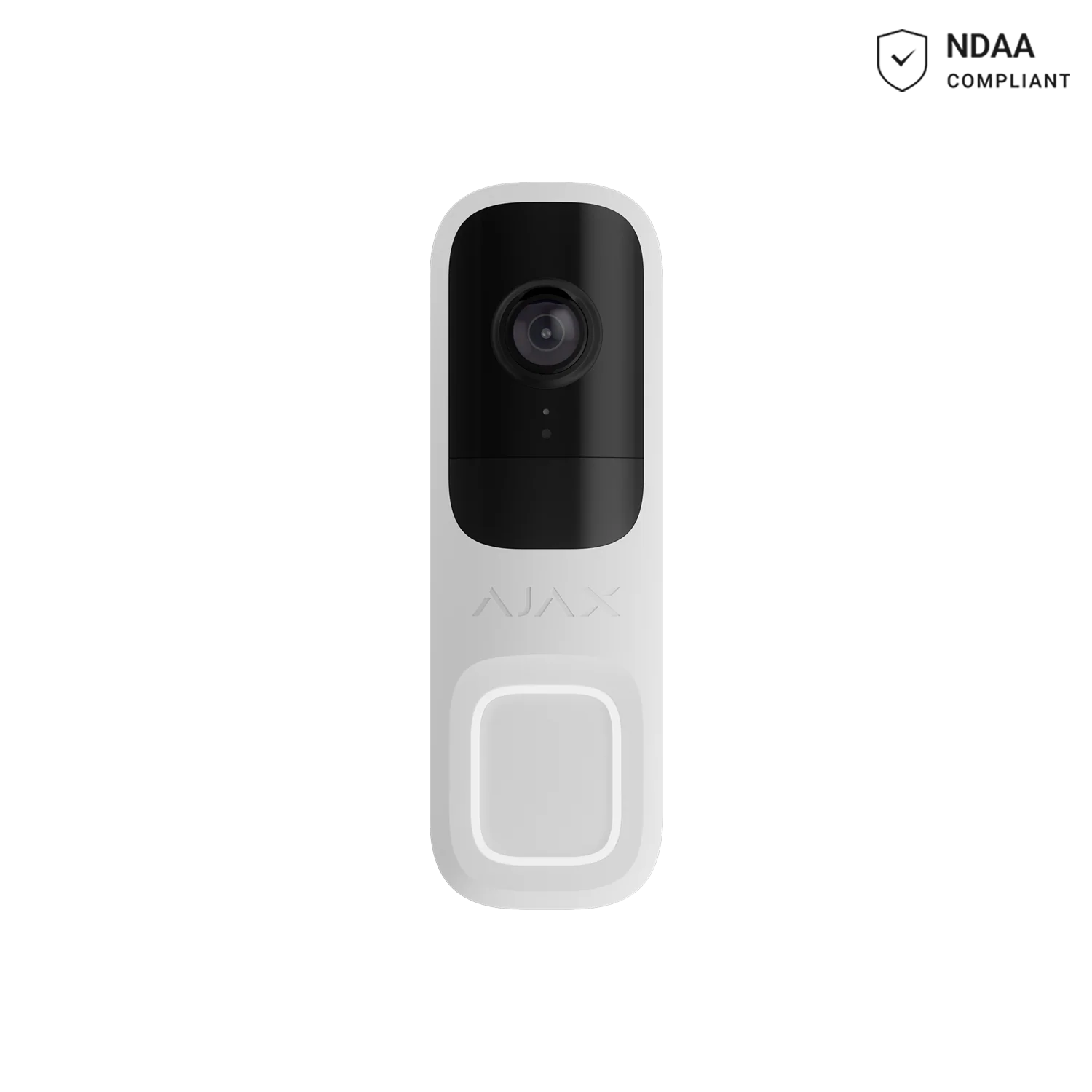AJAX#116897 Ajax DoorBell Smart Video Doorbell with AI Detection – White / Grey / Graphite / Black