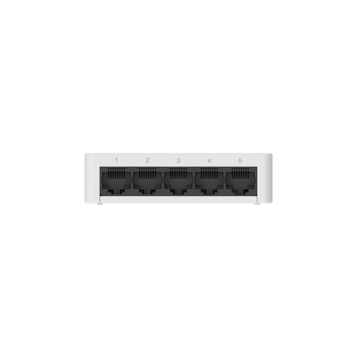 RG-ES05F 5-Port 10/100 Mbps Unmanaged Non-PoE Switch – Fanless, Metal/Plastic Casing, Home & Small Office Network
