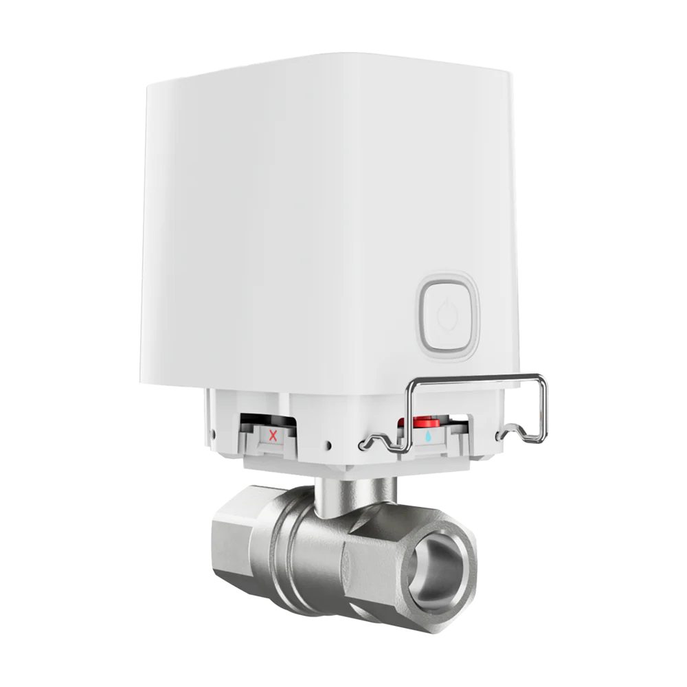 AJAX#62604 Ajax WaterStop 3/4" (DN20) Jeweller Wireless Smart Water Shutoff Valve – White / Black