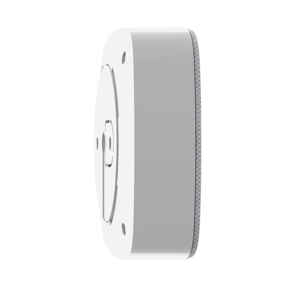 Ajax HomeSiren Jeweller wireless indoor security alarm in white with 100dB alert and 2000m range, alarm parts for home security.