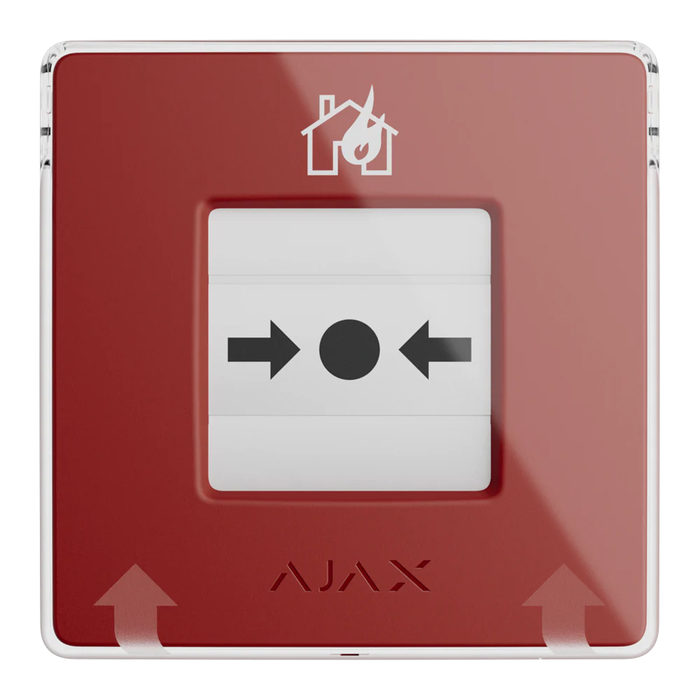 AJAX#76384 Ajax ManualCallPoint (Red) Jeweller Wireless Manual Fire Alarm Call Point