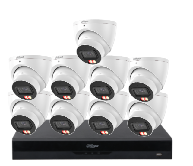 Dahua 16-Camera 6MP CCTV Kit with 16-Channel AI PoE NVR & Dual HDD Support | IPC-HDW3667EM-S-IL-ANZ-TW-1 + NVR4216-16P-AI/ANZ | Premium Smart Surveillance for AU/NZ