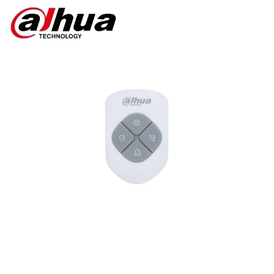DAHUA DHI-ARA24-W2 keyfob wht w/ cr2032 battery 433.1 - 434.6 mhz 4-btn 60hx39.5wx15d battery life 5 years