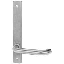 Lockwood 4905 Square End Plate with 70 Lever - Satin Chrome