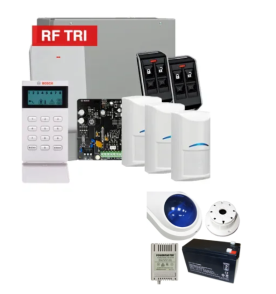 Bosch Solution 4000 Wireless Alarm Kit with ICON Keypad and Tri-Tech Detectors – K4000-3WTRI-PREM