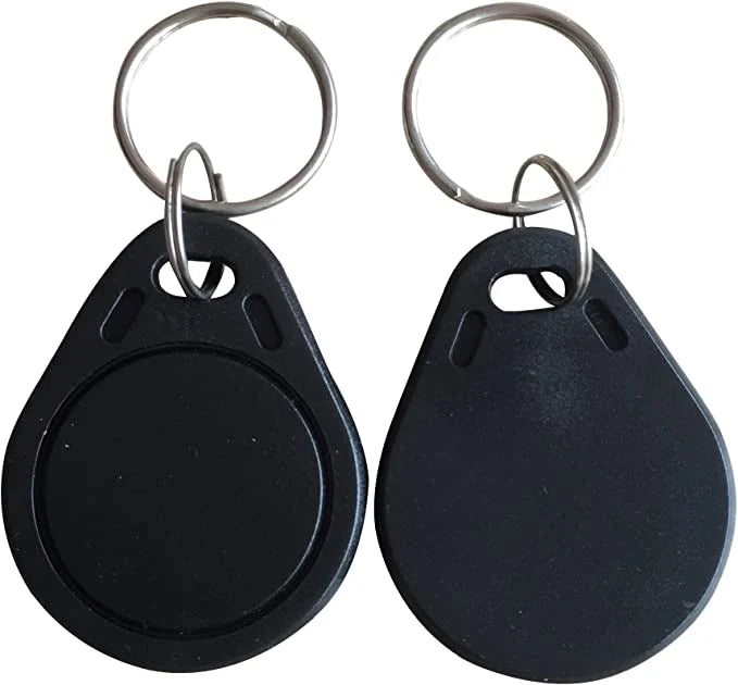 Black LIONHEAD TTLock FOB key fob for LIONHEAD locks, compact design with buttons for easy access and security.