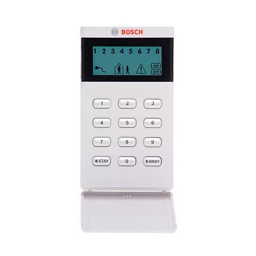 BOSCH Solution 2000 Alarm Kit with Siren Kit, ICP-SOL2-P Panel, IUI-SOL-ICON Keypad, 2x ISC-BPR2-W12 PIR Detectors