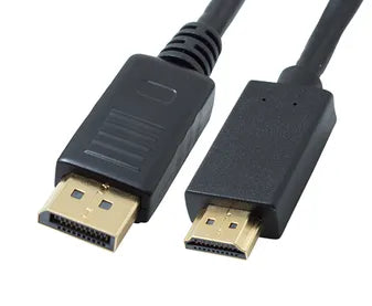 HMDPAHDMI1.8 主动显示端口 (DP) 至 HDMI 1.8M 黑色电缆