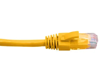 CABAC PLC6YL1 PATCH LEAD CAT6 YELLOW 1M