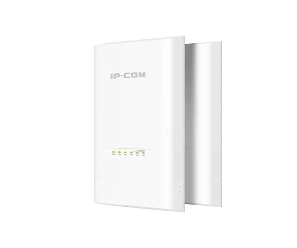 IP-COM 5GHz Outdoor CPE 9dBi 300Mbps Point-to-Point Wireless Bridge Kit (2 Pack) Up to 5KM IP65 PoE - CCTV Importers