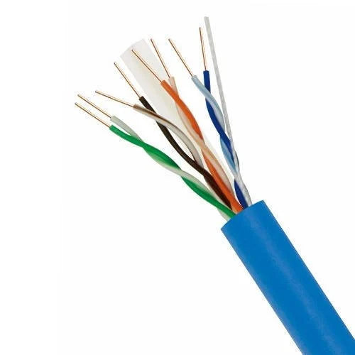 Cat6A UTP Cable – 4 Pair, 8 x 1/0.51mm (6.2mm Ø), 305m Box, Blue | GARLAND Work Series