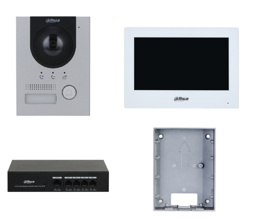 Dahua DHI-KTP01L(S)-AUS Resident IP Video Intercom Kit