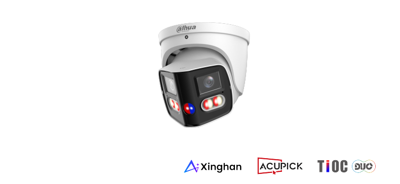 Dahua DH-IPC-PDW31259-A180-AS-PV 2x6MP 180° TiOC Duo Splicing TiOC WizSense Network Camera