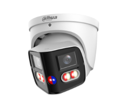 Dahua DH-IPC-PDW3859-A180-AS-PV-ANZ-S2 8MP (2×4MP) 180° TiOC Duo Splicing WizSense IP Security Camera with Dual Light, AI & Active Deterrence